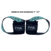 FYGL Lifting-Wrist-Straps-for-Weight-Lifting with Neoprene Padded Wrist-Wraps and Dual-Sided Grip Options,