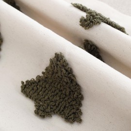 Pack of 2 Christmas Cushion Covers, Green Tufteter Christmas Tree, 45 x 45 cm, Christmas Cushion Cover, Indoor Decorative Cushion Cover for Sofa, Bedroom, Couch, Party, Cushion Covers