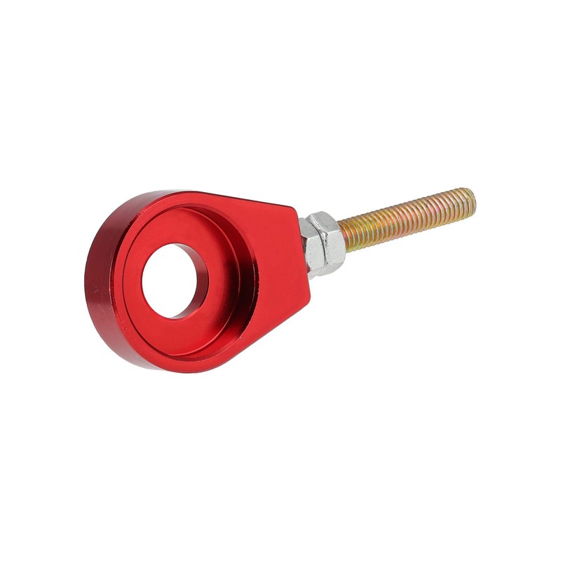 Simson S51, S5 Chain Tensioner for Swingarm, Anodised Aluminium, Red,
