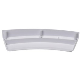 vhbw Door Handle Compatible with Bosch Series 4 Maxx 7 WTV74305 Dryer 240 x 71 x 25 mm Curved White