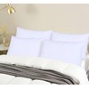 NAFAY LIVING White Pillow Cases 4 Pack Cotton 300 Thread