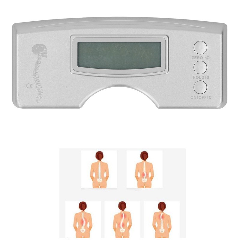 Digital Display Scoliosis Meter Human Spine Electronic Scoliometer Detector 0