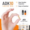 ALPHA RISE ADK 10 Vitamin Supplement + Olive Oil for