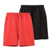 UNACOO Unisex Kids 2-Pack 100% Cotton Shorts for Boys and