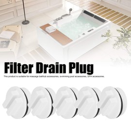 5PCS 1.5in Swimming Pool Winterizing Plugs, Pool Return Jet Plug with O Ring, Pool Winterizing Plug for Swimming Pool Holes Pool Plugs for inground Pool Pool Drain Plug