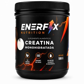 Creatina Monohidratada en Polvo 500 g, 100 Porciones de 5 g, Sin Sabor, Sin Colorantes ni Edulcorantes, Suplemento Alimenticio Deportivo para Hombre y Mujer, Gimnasio y Entrenamiento