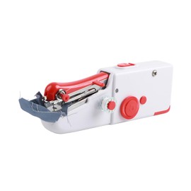 Máquina de Coser de Mano Máquina de Coser Eléctrica de Acero Inoxidable ABS Portátil Ligera para Manualidades Hogar y Viajes (Máquina de coser)