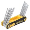 Folding Screwdriver, Universal Pocket Folding Screwdriver Tool Kit 8 in