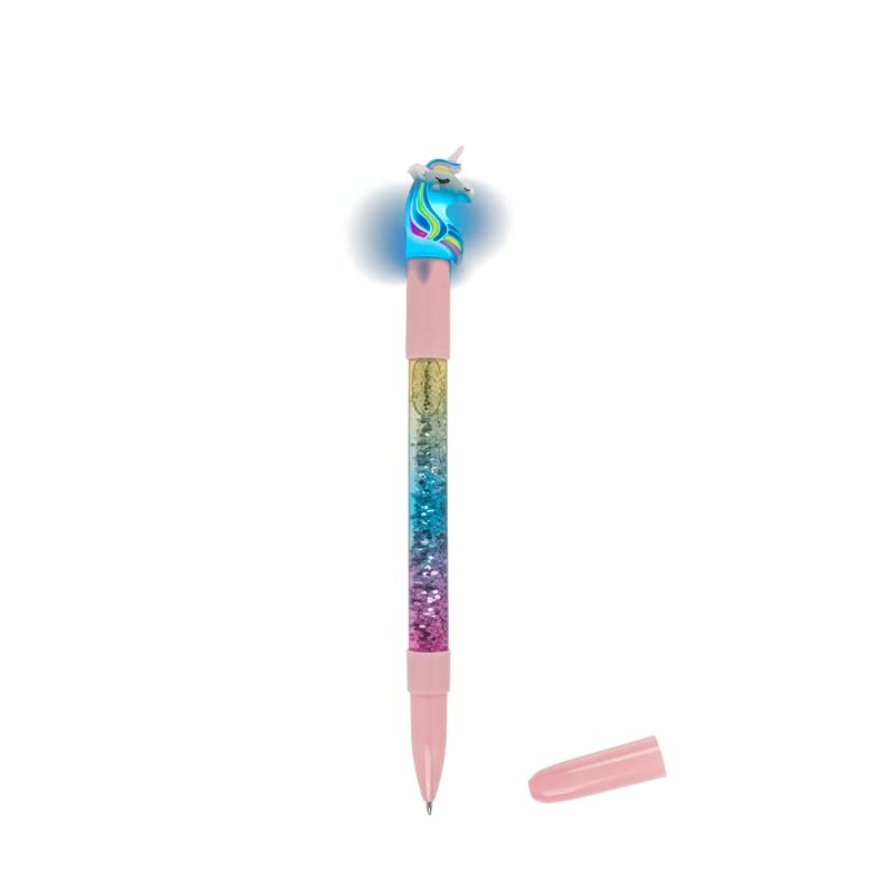 Out of the blue Fantasy Ballpoint Pen Unicorn Glitter/Luminous/Blue Ink