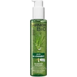 Garnier Organic Lemongrass Invigorating Wash Gel Natural Cosmetics Facial Cleansing with Glycerine Essential Oils (1 x 150 ml) Parent