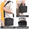 FOSOTO Waterproof SLR Camera Shoulder Bag, black, shoulder bag