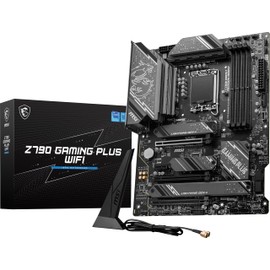 MSI Z790 GAMING PLUS WIFI-AMZ Gaming Motherboard (Support 14th/13th/12th Gen Intel Processors, LGA 1700, DDR5, PCIe 5.0, M.2 Slots, 2.5Gbps LAN, USB 3.2 Gen2, Wi-Fi 6E, Bluetooth 5.3, ATX) (Renewed)
