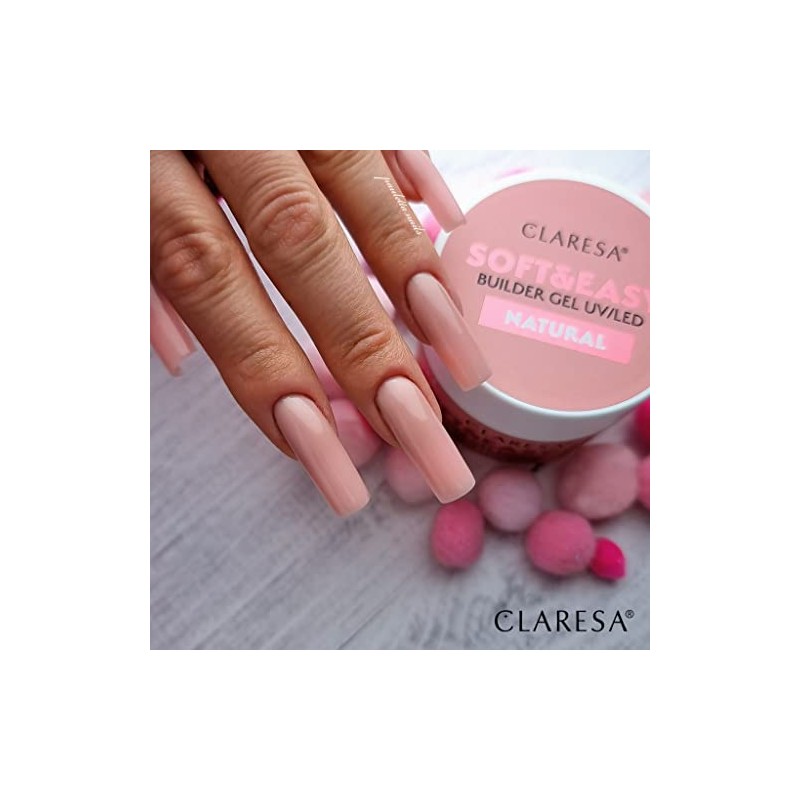 Builder Gel Soft & Easy Natural 45 g Claresa
