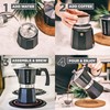GROSCHE Milano Stovetop Espresso Maker Moka Pot 3 espresso Cup