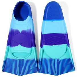 Azuunye Kids Swim Fins,Kids Flippers Youth Swimming Fins for Lap Swimming Training for Children Girls Boys Large