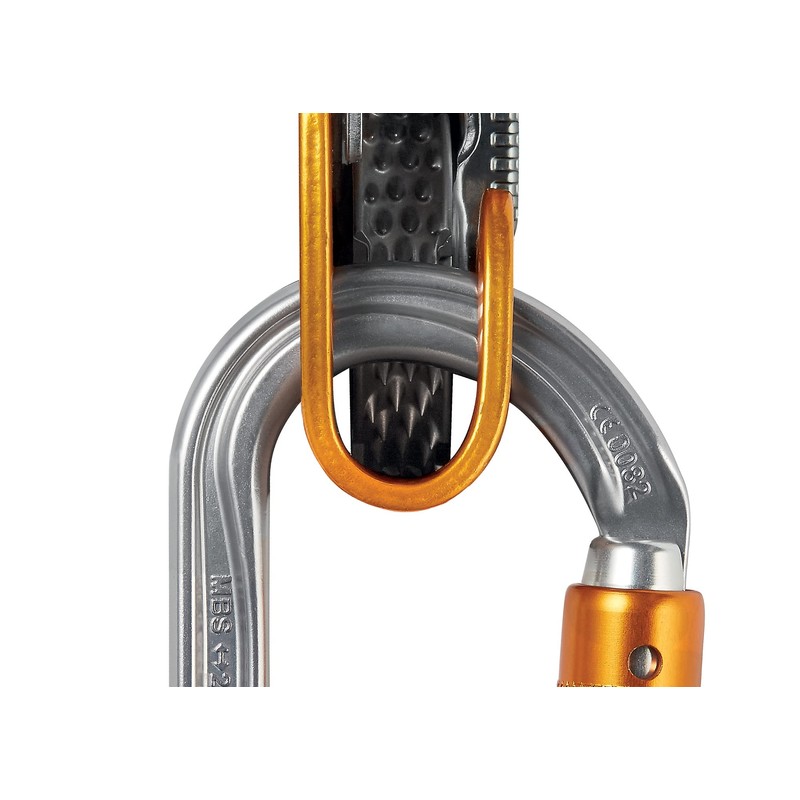Petzl M33A SL NEW OK Lightweight Oval Carabiner, Screw-Lock, Grey
