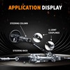 Ovabeyna 3/4" Round x 1"-48 Spline Black Steering Universal Joint
