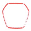 autopart2021 Red Carbon Fiber Steering Wheel Emblem Trim Frame For