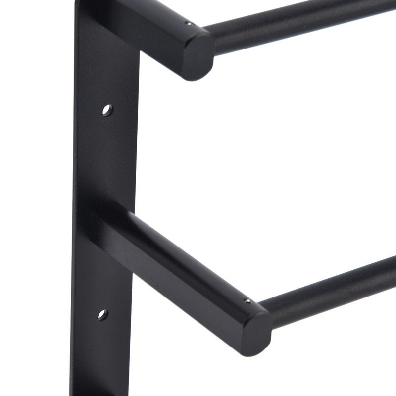 3 Tiers Bath Towel Bar Wall Mounted Bathroom Towel Hanger