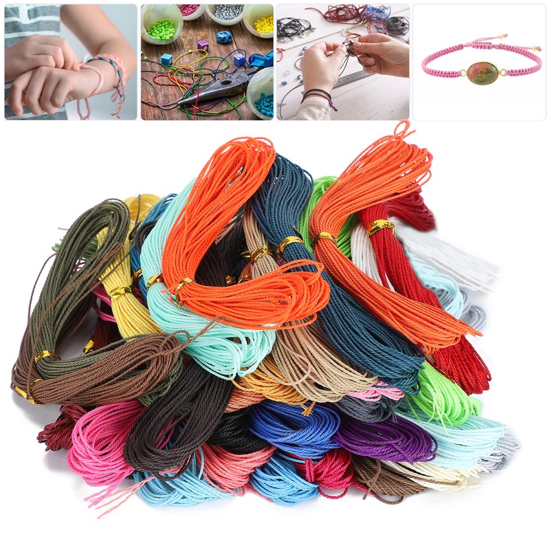 Artificial Leather Waxed Thread Kit DIY String Rope for Making