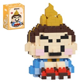 Nezha Ao Bing Series Mini Blocks Toy,Cute Anime Figures Toys Desk Accessories,for Kids, Ages 6+ - Collectible Movie Cartoon Character Gift Idea (Taiyi Zhenren265pcs)