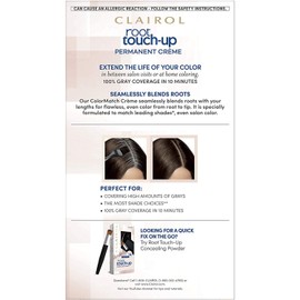 Clairol Permanent Root Touch-Up Kit, Dark Brown 4, 1 Application each (Value Pack of 8)