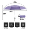 Goothdurs Automatic Mini Travel Windproof Umbrella Compact Auto Open/Close Small