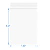 200 Pcs 1.5" x 1.5" Thick Small Clear Zip Seal