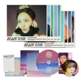 TWICE - 12th Mini Album [READY TO BE] (Digipack Ver. - Random Ver.) Photobook + CD-R + Photocard + Folded Poster + Sticker + Mini Postcard + Unit Photocard + 2 Pin Button Badges