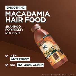 Garnier Fructis, Shampoo, Cleansing And Smoothing, Hair Food Macadamia, 350ml
