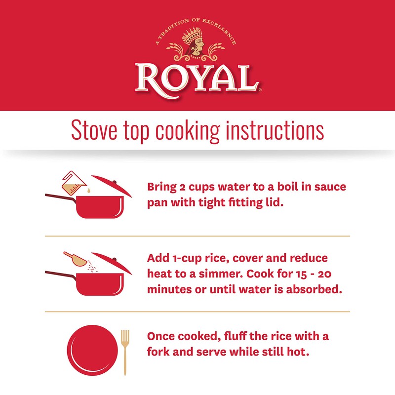 Royal Chef's Secret Extra Long Basmati Rice, 20 Pound Bag