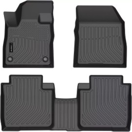 All Weather Floor Mats Custom Fit for Lincoln Nautilus 2024 2025 TPE Liner Trunk
