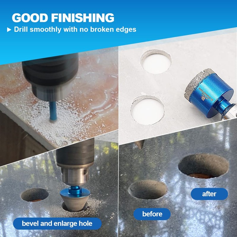 Diamond Core Drill Bit Set - BRSCHNITT Diamond Hole Saw