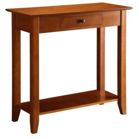 Convenience Concepts American Heritage Console Table in Cherry Wood Finish