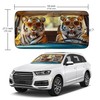 Tiger Car Windshield Sun Shade Foldable Sunshade Front Window Cover