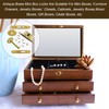 Antique Mini Lock Set for Jewelry Box, Cabinet - Decorative