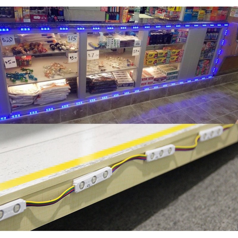 10FT Storefront Window LED Light Kit 5050 RGB Injection LED