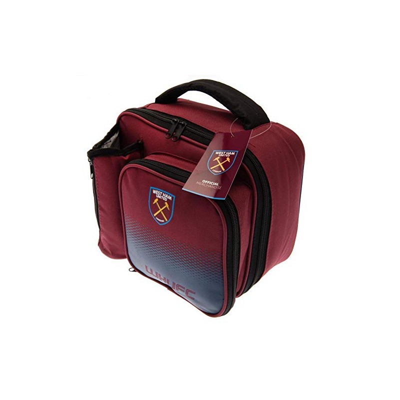 West Ham United FC Fade Lunch Bag (One Size) (Burgundy)
