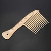 Peine para cabello rizado, peine de dientes anchos cepillo desenredante