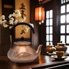 SECHUDO Classic Pure Copper Teapot without Coating, 44oz Tea Kettle