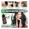 Shampoo Tinte Instantaneo Cubre Canas Extracto Plantas 500ml