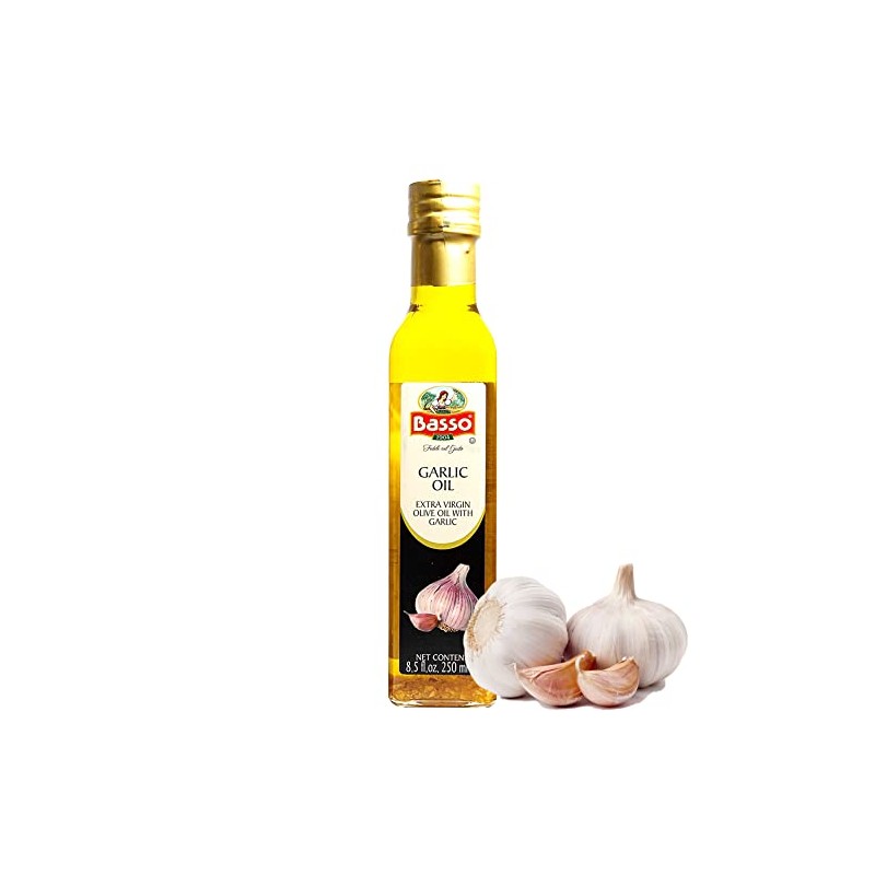 BASSO 1904 - Garlic Oil, Infused Premium Extra Virgin Olive