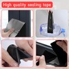 Birllaid Black Window Weather Sealing Tape, Window AC Insulation Air
