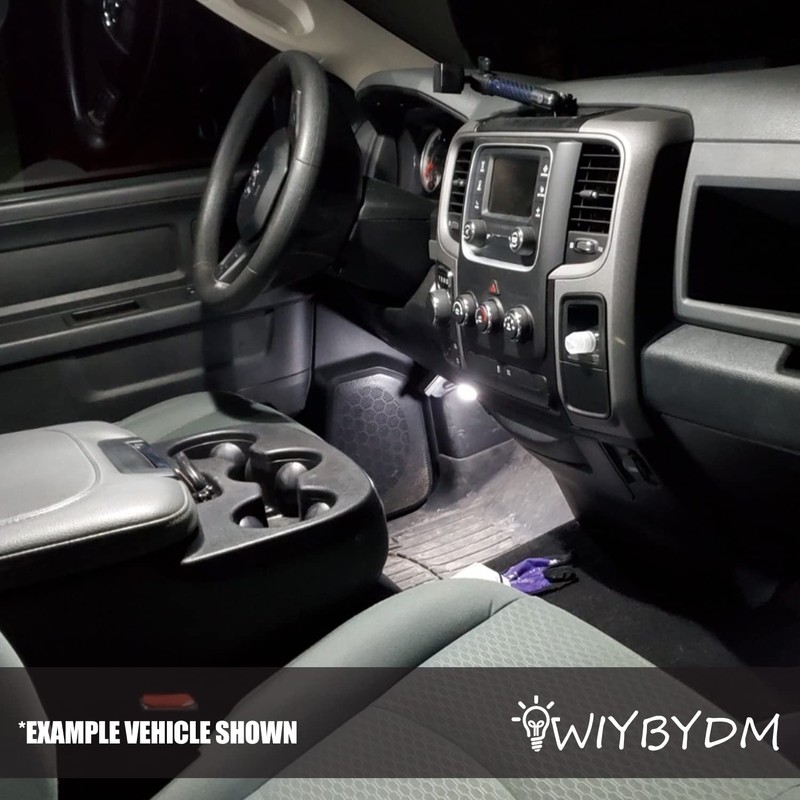WIYBYDM White LED Interior Lights Kit for Hummer H3 2006
