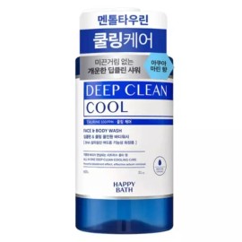 Happybath or Haebibaseu or more commonly, Happybus 해피바스 딥클린 올인원 바디워시 900g(타우린 쿨링케어+아하바하 필링케어)페이스앤바디겸용 Happy Bath Deep Clean All-in-One Body Wash 900g (Taurine Cooling Care + AHA BHA Filling Care) Face & Body