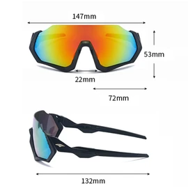 Ncheli Quick Glasses Cycling Glasses Sports Glasses Cycling Glasses Polarised Cycling Glasses for Men Women Polarised Sports Sunglasses for Outdoor Sports Cycling Motorcycling Running Fishing Golf