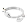 FIRMERST 1875W Flat Plug Extension Cord 3 Feet 14 AWG