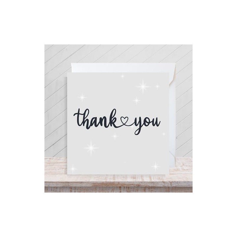 Second Ave Thank You Square Card For Him/Her Greeting Card