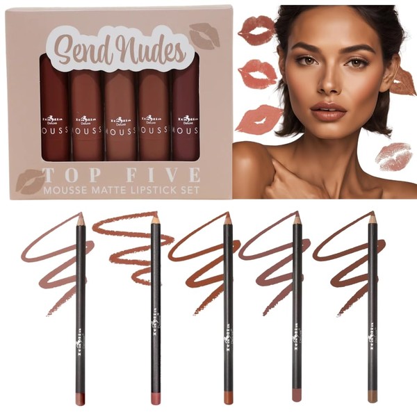 Italia Deluxe Exclusive Edition Top Five Lip Kit with Mousse