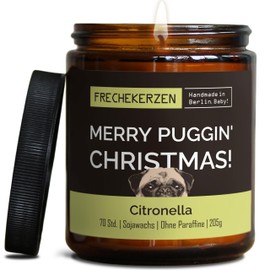 Lustige Citronella Kerze mit Spruch für Hunde Besitzer & Liebhaber | Handgemacht aus Sojawachs | In Geschenkbox | Nachhaltiges Valentinsgeschenk, Gast Geschenk Hundehalter Dog Lovers